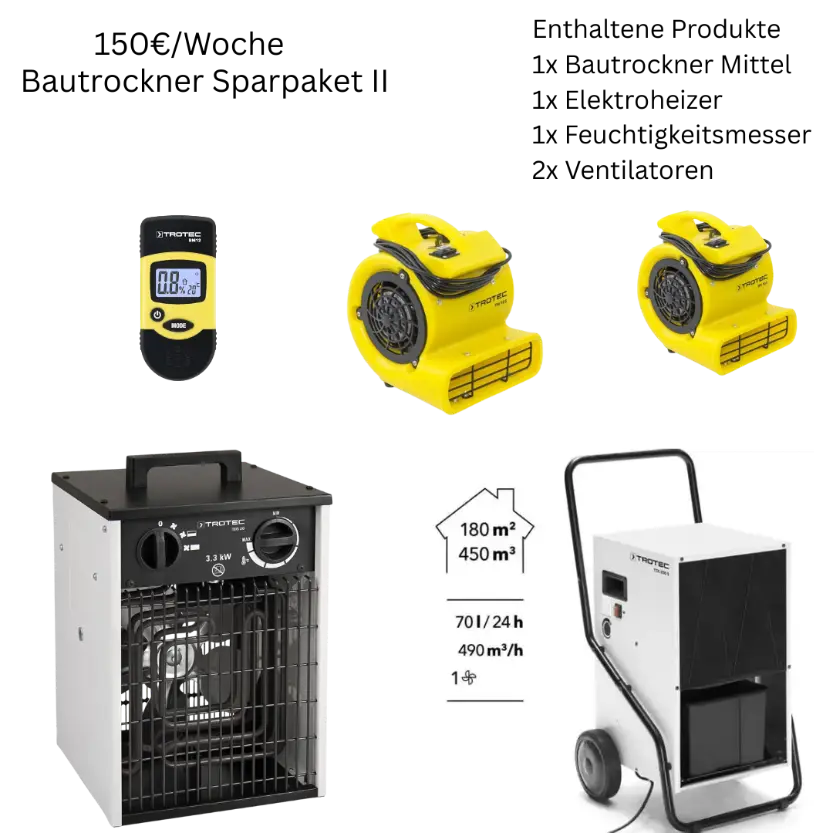 Bautrockner Sparpaket II