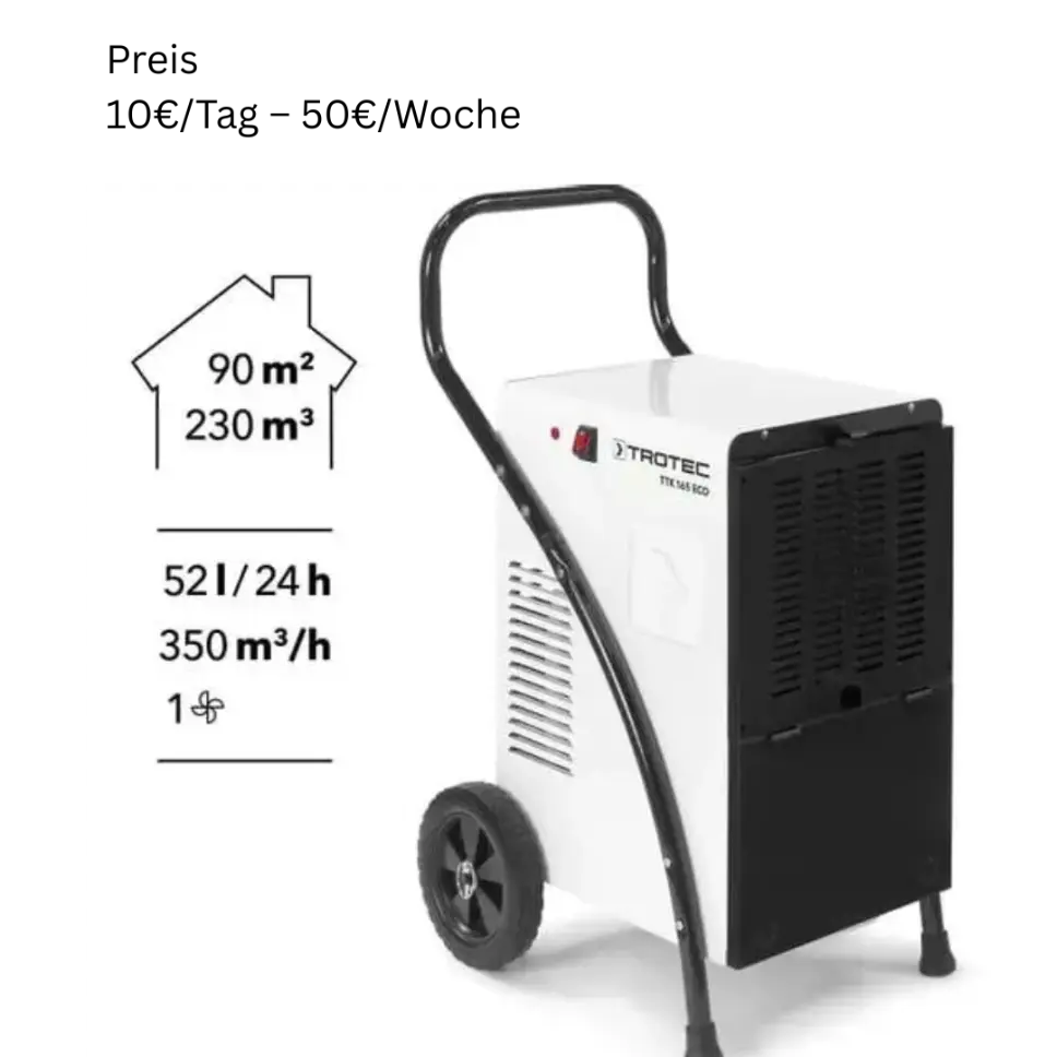 Bautrockner Modell Klein