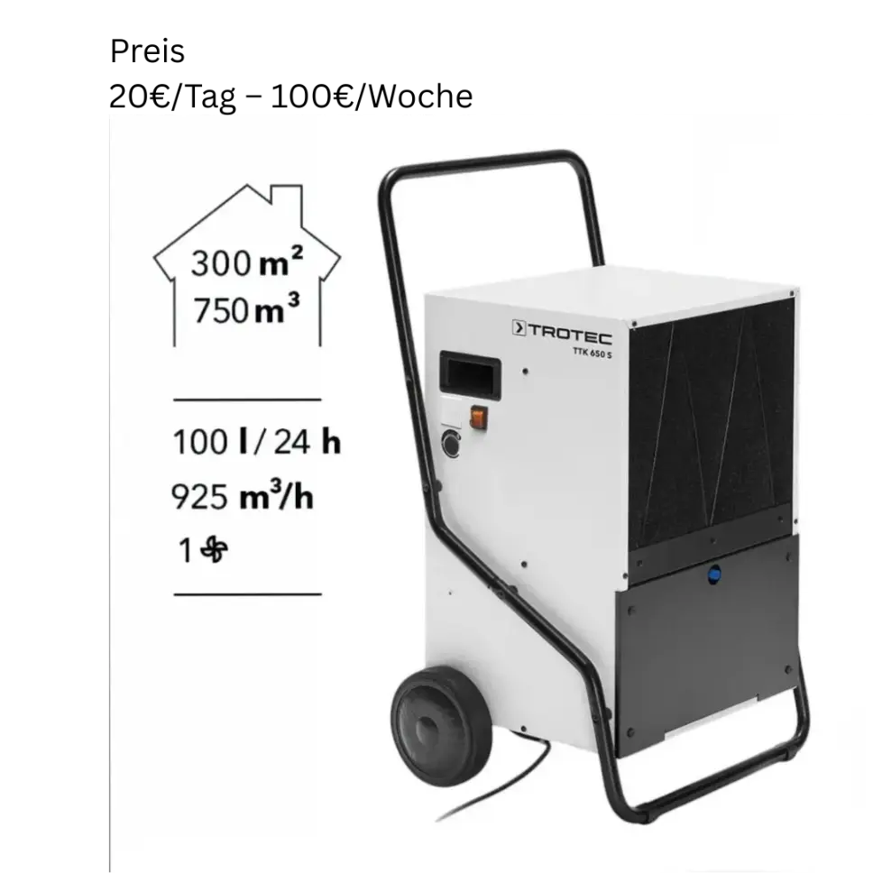Bautrockner Modell Groß